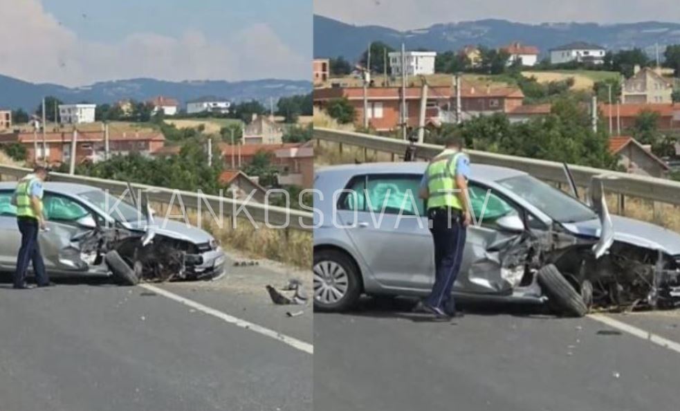 Pamje nga vetaksidenti në Llozicë të Malishevës