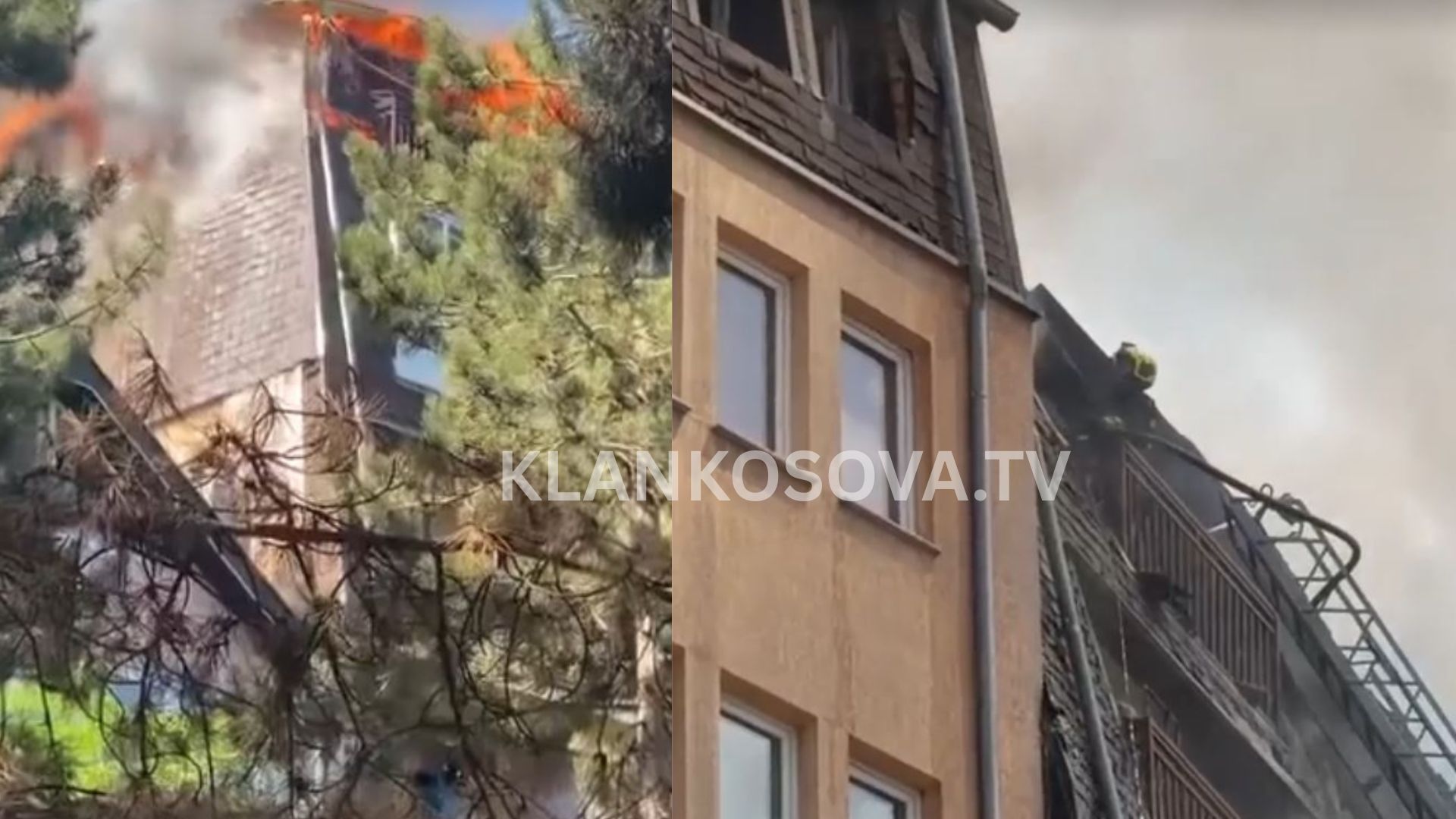 Dy qytetarë dhe tre zjarrfikës të lënduar nga zjarri në banesën në Prishtinë