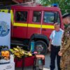 KFOR i dhuron zjarrfikësve në Klinë pajisje për zjarrfikje dhe shpëtim