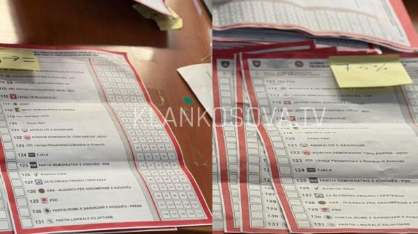 Këto janë disa nga fletëvotimet në veri ku u përdorën shenja, dyshohet se janë të kontrolluara (FOTO)