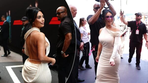 Kim Kardashian shndërron Çmimin e Madh të F1 në tapet të kuq me paraqitjet e saj...