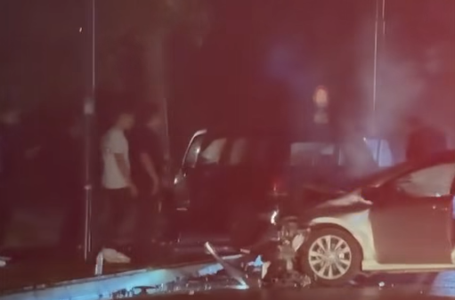 Dy policë dhe tre qytetarë të lënduar nga aksidenti në Gurrakoc