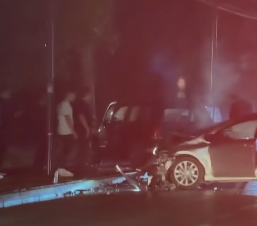 Dy policë dhe tre qytetarë të lënduar nga aksidenti në Gurrakoc