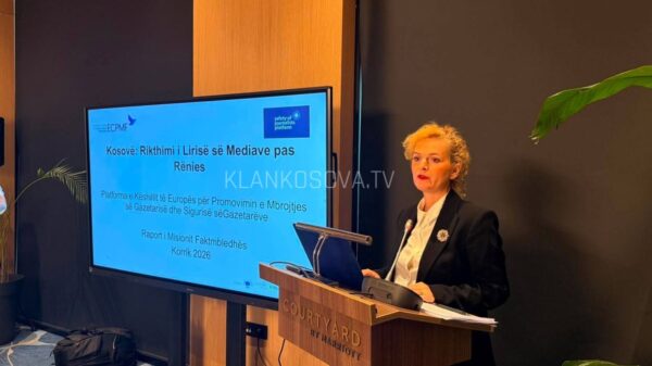 Kusari: Liria e medias ka pësuar rënie, raporti evidenton edhe ndikimin e pushtetit