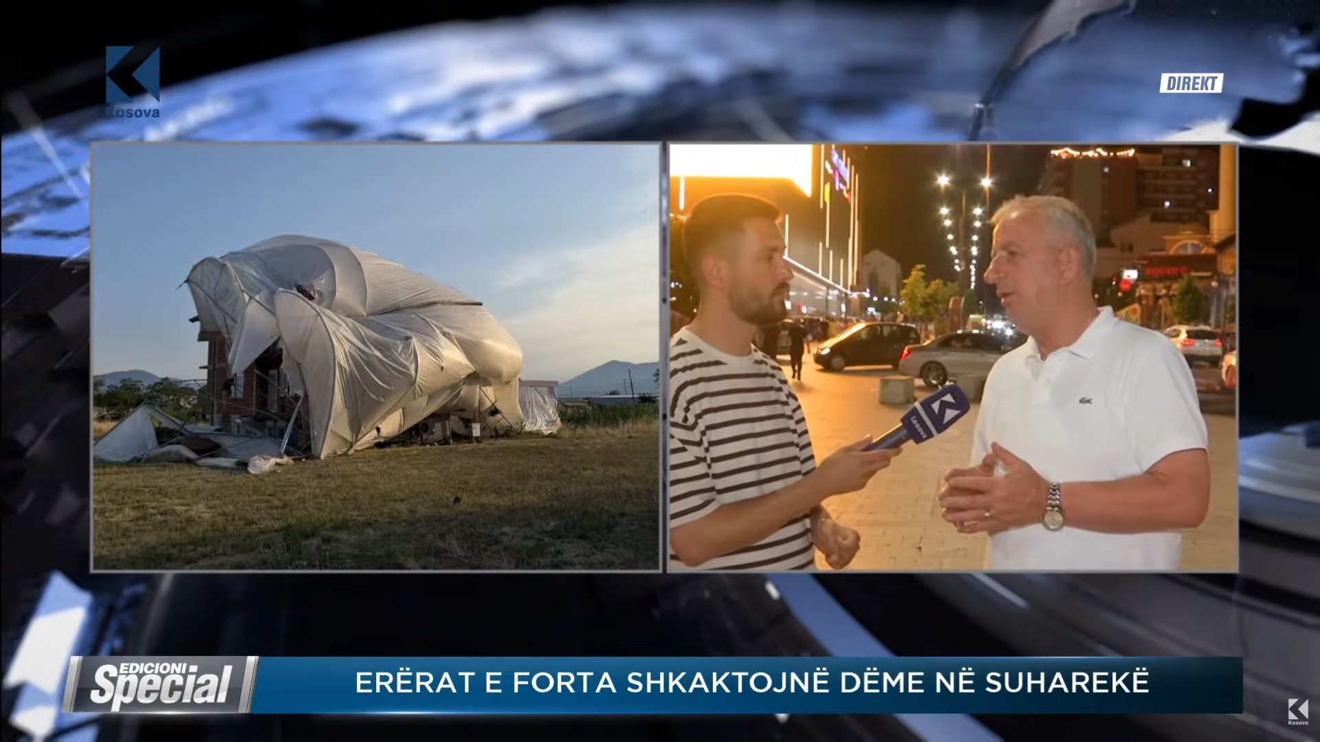 Muharremaj: Stuhia shkaktoi shumë dëme, qyteti dhe të gjitha fshatrat janë të prekura (VIDEO)