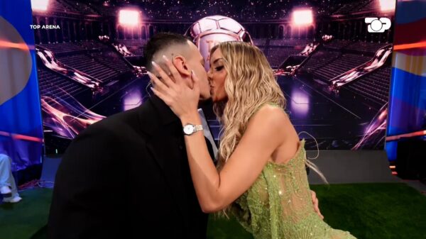 “Majmuni im…”, Brikena dhe Mateo puthen live në Top Arena, intervista më romantike që do shihni!