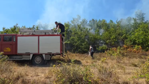 Zjarr në fshatin Suç të Klosit, ndërhyrja e shpejtë shpëton banesat