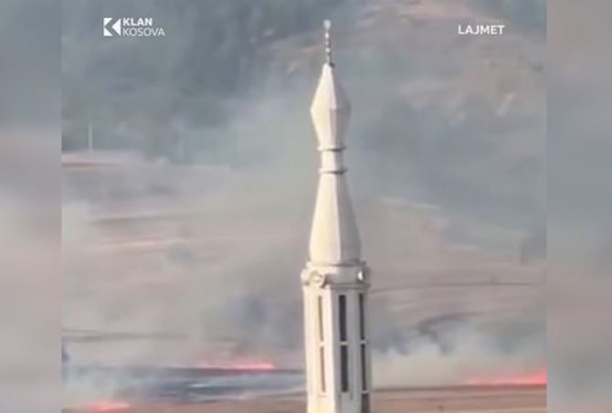 Digjen arat mes fshatrave Kufc dhe Stanishor afër Gjilanit (VIDEO)