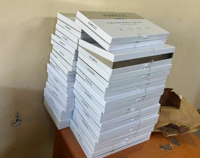 Zbulohen produkte të padeklaruara për trajtimin e flokëve, vlera e tyre mbi 4000 euro