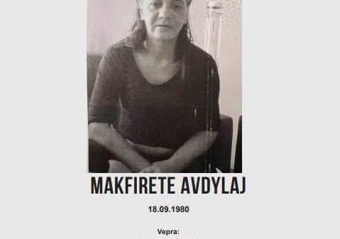 Zhdukja e 45 vjeçares në Gjakovë, policia kërkon ndihmë për gjetjen e saj