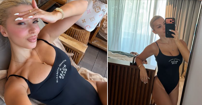 Marina Vjollca “ndez” rrjetin nga pushimet, pozon me bikini pranë detit