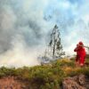 11 vatra zjarri aktive në Shqipëri, angazhohen helikopterë e avionë për shuarjen e flakëve