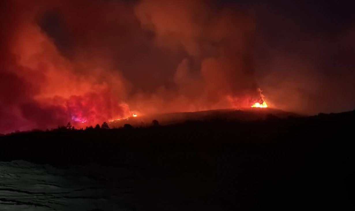 Situatë e rëndë me zjarret në rrethinat e Tiranës, flakët u afrohen banesave