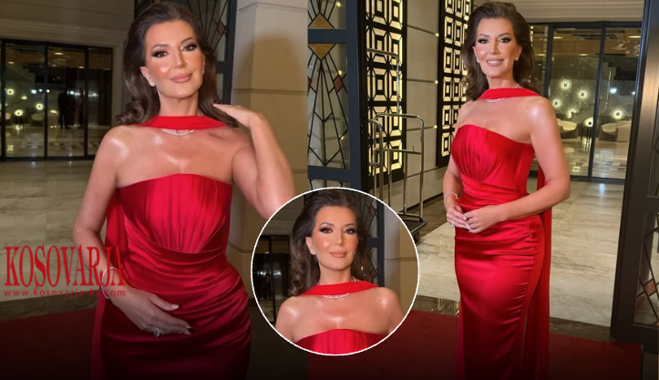 Atifete Jahjaga tërheq vëmendjen me paraqitjen elegante në një dasmë