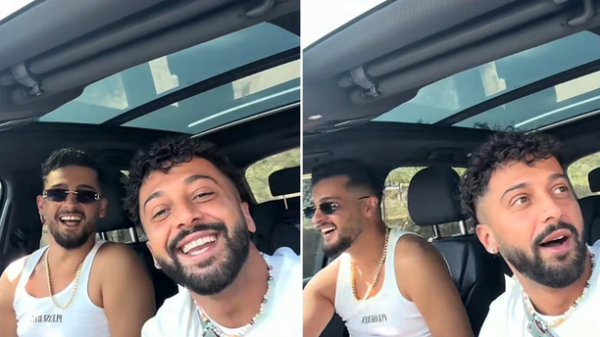 Gjesti dhe DJ Gimbo së bashku, urimi i veçantë për ndjekësit