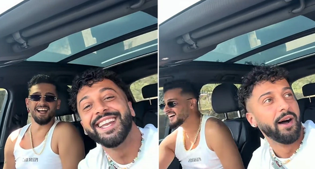 Gjesti dhe DJ Gimbo së bashku, urimi i veçantë për ndjekësit
