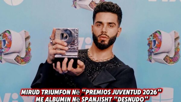 MIRUD ylli shqiptar me famë botërore vlerësohet në “Premios Juventud” me albumin “Desnudo”
