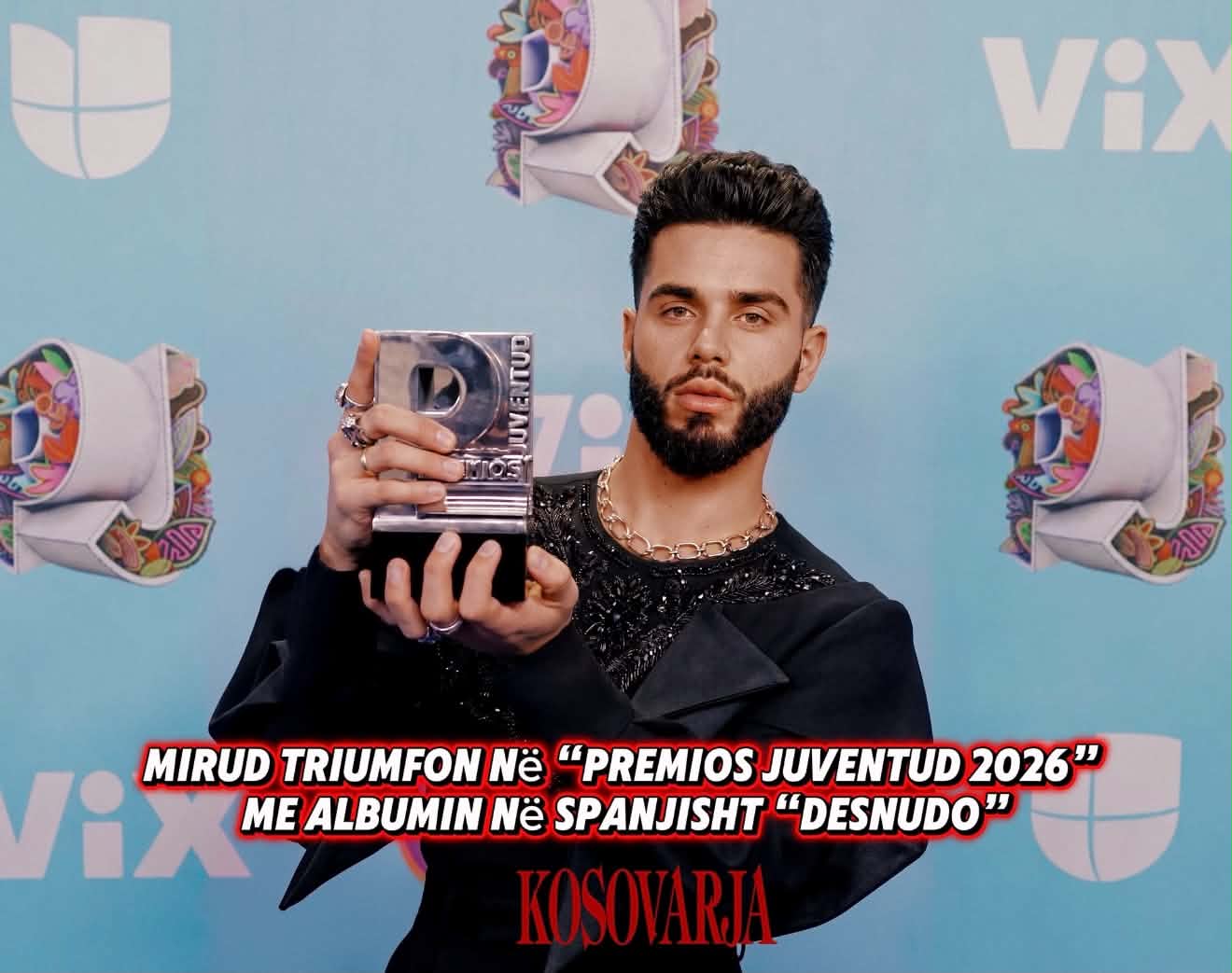 MIRUD ylli shqiptar me famë botërore vlerësohet në “Premios Juventud” me albumin “Desnudo”
